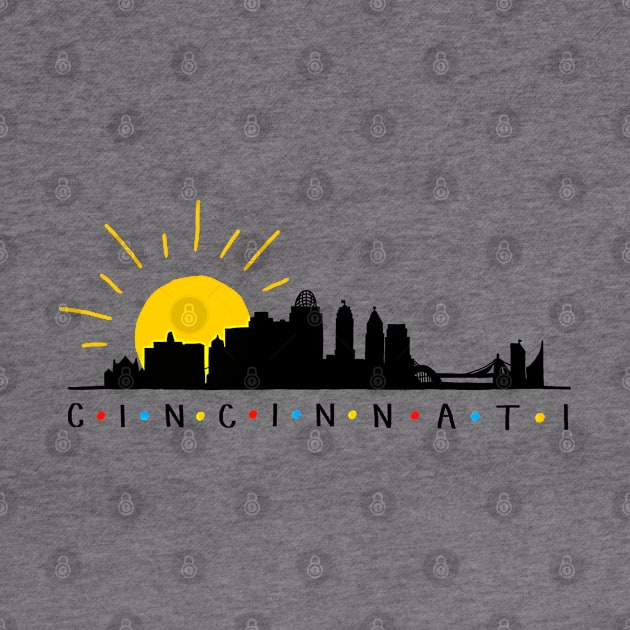 Cincinnati Skyline by sparkling-in-silence